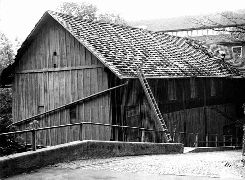 Lagerhaus das 1975 abgerissen wurde
