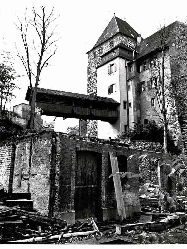 Ruine vom ehemaligen Bally Lagerhaus