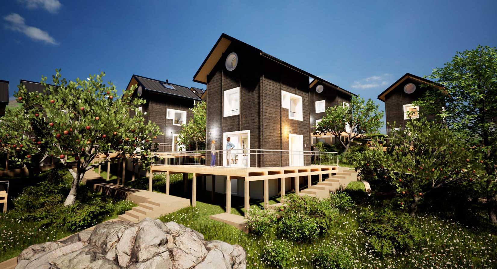 Haus 13 - Machbarkeitsstudie ModularGreen Granacher Fiesch