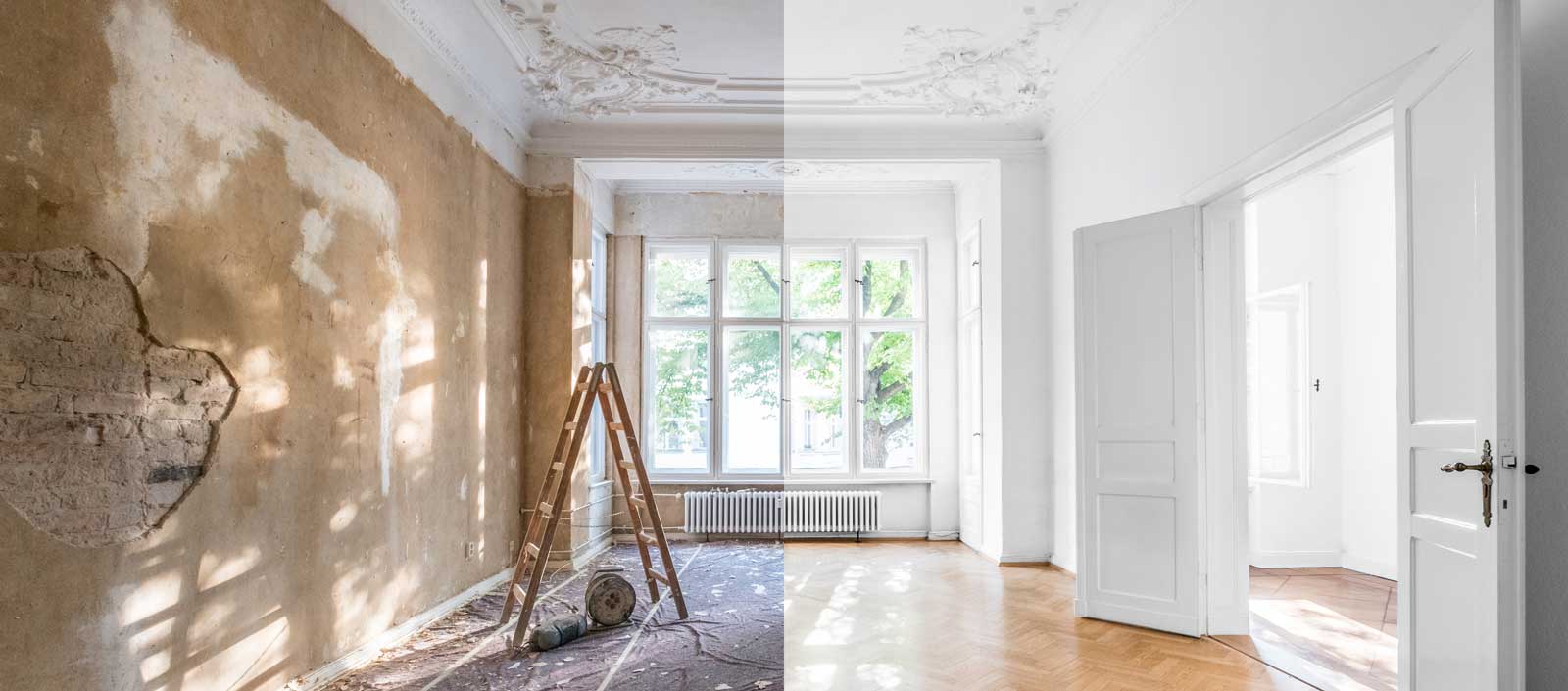 Umbau von einem alten Haus