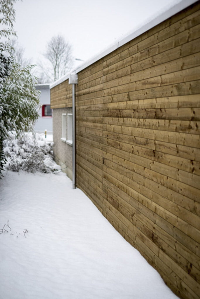 Nordfassade von der Garage